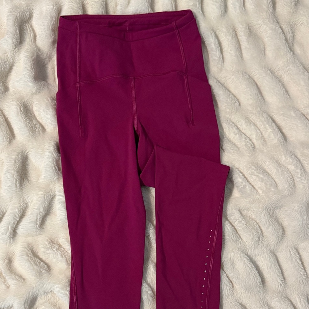 Lulu Lemon Magenta Leggings